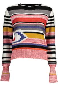 Женский джемпер Desigual из вискозы с полосками, мультиколор