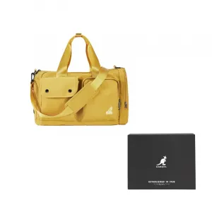 KANGOL Тканевый фитнес-дорожная сумка Unisex Milk Tea/Apricot/Ginger Yellow/Glacier Blue/Black