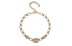 CHANEL Золотое ожерелье для женщин