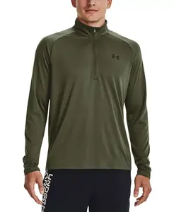 Мужская флисовая толстовка UA Tech с полузастежкой Under Armour, зеленый