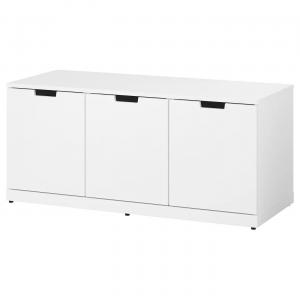 Комод с 3 ящиками NORDLI IKEA, 120x54 см, белый