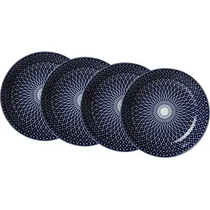 Суповые тарелки Ritzenhoff & Breker «ROYAL REIKO», (набор, 4 шт.), керамика, белый/синий