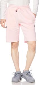 Under Armour мужские шорты-джоггеры Project Rock Charged Cotton Fleece, хлопок/полиэстер, Pink