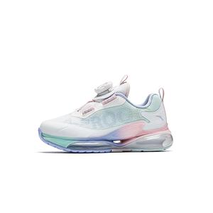 Дышащие легкие амортизирующие низкие детские беговые кроссовки для детей 3-7 лет Antakids, белый/зеленый