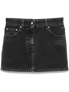MM6 Maison Margiela джинсовая юбка мини, черный