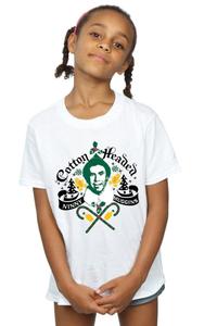 Хлопковая футболка Ninny Muggins с хлопковой головой Elf, белый