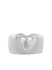 Кольцо Glam Heart No More, серебристый