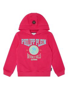 Philipp Plein худи с логотипом, розовый