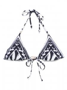 Верх бикини с принтом TWINSET, синий