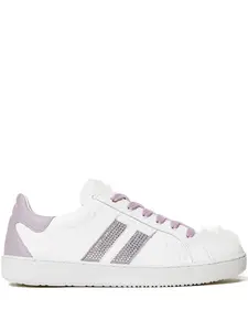 Кроссовки со стразами Twinset, белый