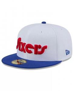 Мужская белая бейсболка Philadelphia 76ers 2024/25 City Edition 59FIFTY Fitted New Era