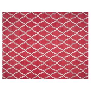 Современный шерстяной ковер ручной работы Dhurries с четырехлистником Safavieh, мультиколор, 183x183 см