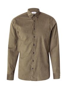 Рубашка на пуговицах классического кроя Lindbergh, Olive
