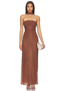 Макси-Платье vittoria Lpa, коричневый
