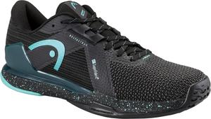 Мужские теннисные кроссовки HEAD Sprint Pro 4.0 SF, черный/бирюзовый