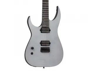 Schecter KM-6 MK-III Legacy Леворукая фирменная гитара - Белый сатин с прозрачной отделкой