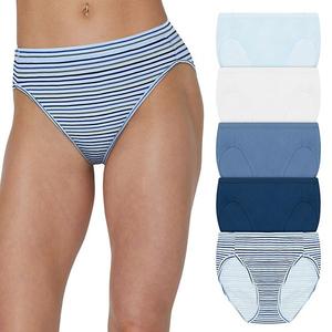 Женские трусы Comfortsoft 5 шт 43w5cs Hanes, Blue Stripe Asst