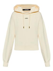 Толстовка с капюшоном и нашивкой-логотипом Jacquemus, нейтральный