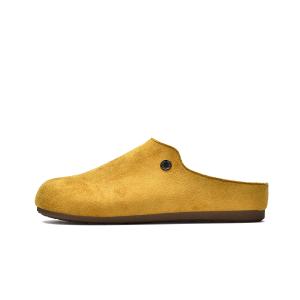 MISTERY Женские закрытые тапочки желтые, цвет Yellow