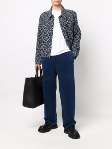 FENDI спортивные брюки прямого кроя, синий