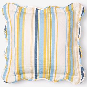 BrylaneHome Florence 16 Квадратная подушка, цвет Sky Blue Stripe