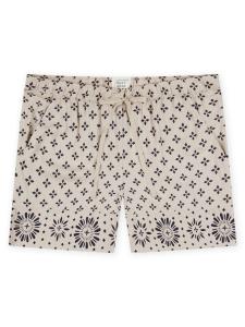 Пижамные штаны SCHIESSER  Mix & Relax Web, бежевый/серый