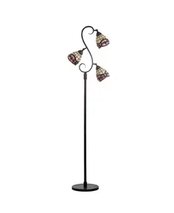 Светодиодный напольный светильник Walker Tiffany Multi-Light Jonathan Y, bronze