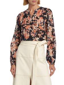 Блузка с абстрактным принтом Миранда Tanya Taylor, цвет Peach Multi