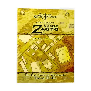 Free Town of Yggsburgh - Town Halls (1st Printing), Castles & Crusades - Gary Gygax's Castle Zagyg (Troll Lord Games), мягкая обложка
