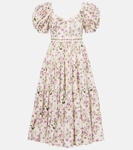 Платье макси из хлопка Palmera с ярусами Agua by Agua Bendita, Mutisia