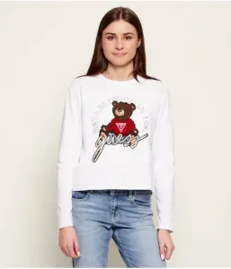 Блуза regular fit Guess, белый