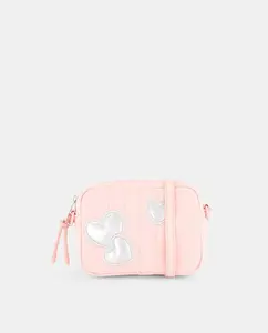 Сумка через плечо с цветочным принтом для девочки Kids El Corte Inglés, розовый