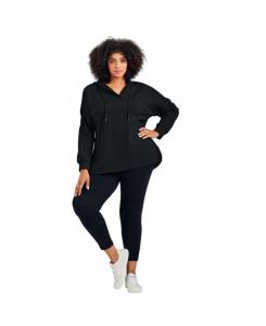 Женская ультракомфортная супермягкая толстовка с капюшоном AVENUE, Black