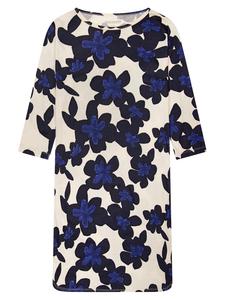 SCHIESSER Ночная рубашка 'Comfort Nightwear' в цвете слоновая кость, темно-синий