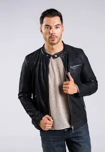 Кожаная куртка Freaky Nation, черный