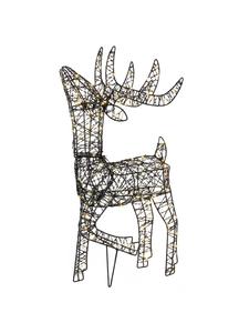 Beliani Светодиодная декорация RAVSJON черного цвета - (Ш) 33 x (В) 58 x (Д) 11 см