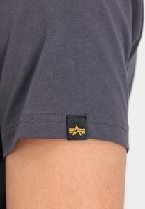 Футболка с принтом Alpha Industries, серый