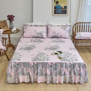 Antarctic Простыня на резинке 180х200 см, стеганая, из хлопка, цвет Luolanjieji