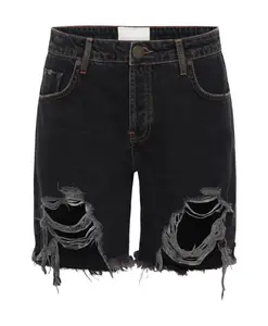 Черные шорты Stevie с необработанным краем One Teaspoon, черный