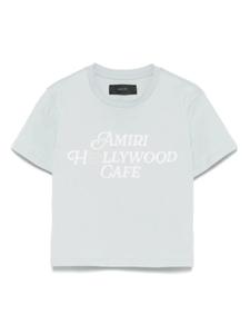 AMIRI футболка Hollywood Cafè, синий