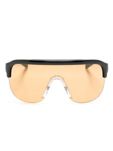 Gucci Eyewear солнцезащитные очки-маска, черный