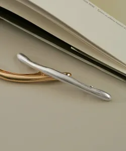 Металлическая заколка для волос в виде веточки Goldy, цвет Other 1