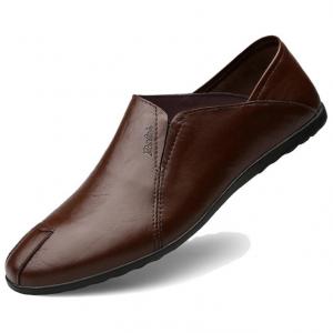 Туфли мужские Men"s Casual Men Low-Top Bole, темно-коричневый