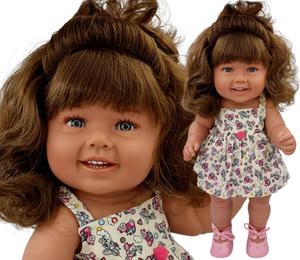 Испанская Кукла Маноло Диана 47См 5295 Брюнетка Вкурная Белая Платье S Manolo