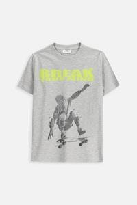 Детская футболка Coccodrillo, серый