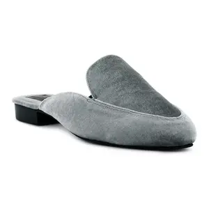 Женские бархатные шлепанцы Batiste Rag & Co, серый