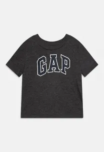 Футболка с логотипом babygap Gap, Charcoal Heather Grey