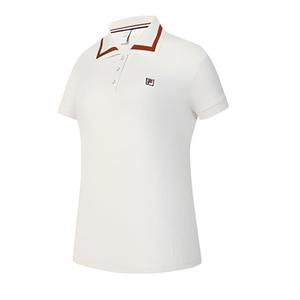 FILA Теннисная поло для женщин Heron White