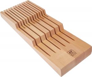 Подставка для ножей Zwilling для выдвижных ящиков, вставка для ящика, на 12 ножей, 41 x 15,5 x 4,8 см, дерево