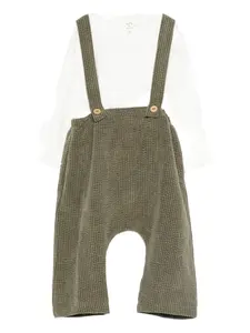 Вельветовые брюки TEDDY & MINOU, зеленый